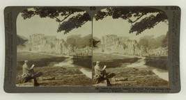 Vintage Stereoscope Card Underwood S531 Romantio Ruins Furness Abbey England - £8.76 GBP