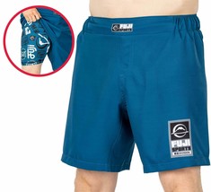 Fuji Ultimate Grappling MMA BJJ No Gi Competition Fight Board Shorts - Navy Blue - £39.61 GBP