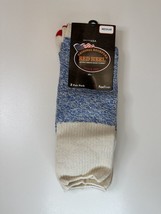 2 Pairs Fox River Rockford Red Heel Medium Original Monkey Socks Brown USA Blue - £8.35 GBP