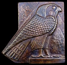 Egyptian Horus Falcon sculpture Relief plaque Dark Bronze Finish - £18.91 GBP