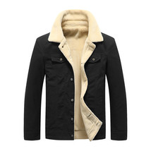 Men&#39;s Fashion Casual Zipper Regular Thickened Single-breasted Jacket - £47.23 GBP+