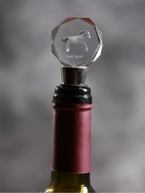 Irish Sport Horse , Crystal Wine Stopper with Horse, Wine and Horse Lovers - $30.99