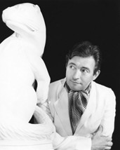 Claude Rains Glancing At Statue Wearing Light Color Jacket 16X20 Canvas ... - £55.30 GBP