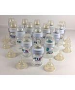 Philips Avent Naturally Baby 15 Bottle Lot Infant Feeding Screw Cap Lid ... - $79.10 CAD
