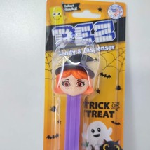 Halloween PEZ Candy Dispenser Witch - 3 Flavored Candies Trick or Treat Gift - £6.99 GBP