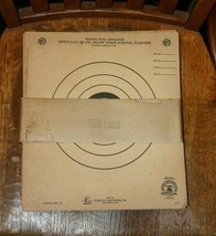 Nra Official 50FT Slow Fire Pistol Target Outers Laboratories Onalaska Wisconsin - £17.56 GBP