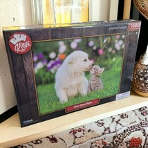 Kings Kiss Goodbye Puppy Kitten Jigsaw Puzzle 1000 Piece Animal Nature L... - £13.87 GBP