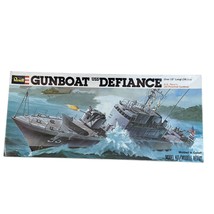 Revell Gunboat USS Defiance Model Kit 15&quot; Long Navy Jet-Powered Gunboat Authenti - £37.95 GBP