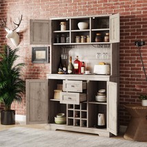 Farmhouse Wine Cabinet: Storage &amp; Style - $372.99