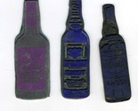 3 Vodka Distillery Metal Advertising Pieces 1950&#39;s Grand Duke Nuyers Vod... - $18.79