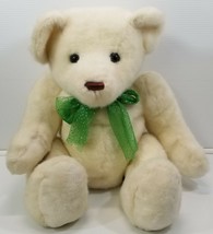 AG) Vintage Large Cuddle Wit White Teddy Bear 18&quot; Plush Stuffed Animal T... - $24.74