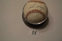 LEE May Autographed Baseball   # 35 - $14.99