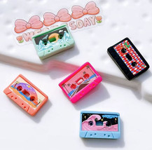 Dollhouse Vintage Cassette Tape 1/4 Scale Set of 2 Random Colors - $69.93 MXN