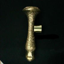 Vintage Antique Brass LONG Knob Design Handle Victorian For Walking Stick /cane - £11.19 GBP