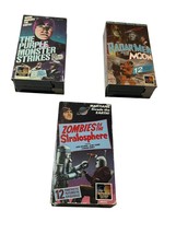 Purple Monster Strikes, Zombies, Radar Men Moon, Horror VHS LOT 80s Weir... - €37,34 EUR