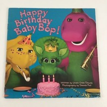 Barney &amp; Friends Happy Birthday Baby Bop Paperback Book Vintage 1995 Lyons 90s - £19.43 GBP
