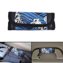 JDM Sakura Wave Blue Universal Car Handbrake PU Leather Sleeves Cover Kit - £9.43 GBP