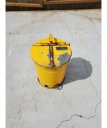 SAFETY CERTIFIED TRASH CIGARETTE BUTT CAN WITH VENT OPENING WORK BUSINESS  - $58.50