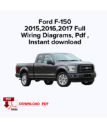 Ford F-150 2015,2016,2017 Wiring Diagrams, Ebook Pdf, Instant download - $234.62 MXN