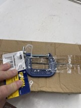 NEW Box Of 24 IRWIN C-Clamp 1 1/2 Inch Blue Steel CHN 1901231 Clamps 1.5 inch - $54.44