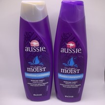 Aussie Mega Moist Shampoo &amp; Conditioner set  13.5 oz each Original Formula - £25.09 GBP