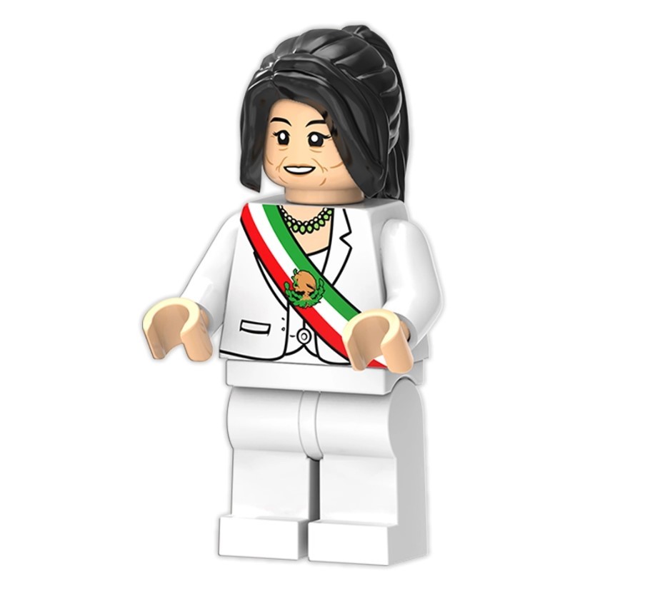 Claudia Sheinbaum Pardo President Of Mexico V2 Custom Minifigures - $8.34