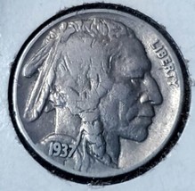 1937P Buffalo Nickel - £6.22 GBP