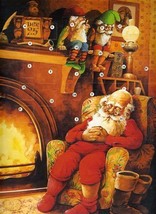 Santa Claus Advent Calendar Original Unopened Package by Caltime - £7.74 GBP