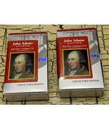 John Adams by David McCullough Audio Book Cassette Tapes Part 1 &amp; 2 Set ... - $368.22 MXN