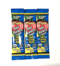 3x Trader Joe&#39;s Organic Apple Blueberry Fruit Leather Wraps Roll Up 11/2023 - £7.07 GBP