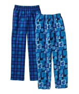 Faded Glory Boy&#39;s Fleece &amp; Brushed Jersey Sleep Pants Size X-Small Skull... - £9.86 GBP