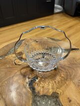 Arcoroc France jelly serving dish with metal stand -NO SPOON - $24.75