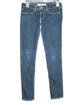 Hollister Skinny Jeans Low Rise Dark Wash Tapered Size 3R W26 L29 - £17.69 GBP