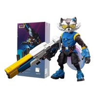 ZD Toy 1:10 Marvel Super War Collection Rocket Raccoon Action Figure 7&quot; Gift - £31.00 GBP
