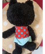 Couleur Cleulet Black Cat Plush Toy, Approximately 25cm, No Tag, Fairly Old - $534.99 MXN