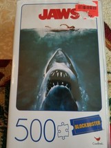Jaws Movie 500-Piece Puzzle in Plastic Retro Blockbuster VHS Video Case - $22.99