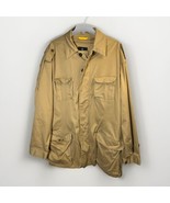 National Geographic Jacket Men Khaki Tan Safari Photographer Field Shack... - £48.86 GBP