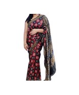 Handloom Silk khandua Saree for Women, Odisha Sambalpuri nabakoti Red wh... - $541.62 CAD