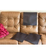 3 pc Chocolate Brown Premium vinyl set slipcover furniture protectors fo... - $45.50
