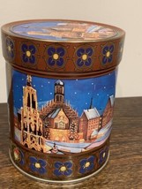 Lebkuchen-Schmidt Nurenberg  Ginberbread Tin EMPTY Panoramic view Germany - £11.47 GBP