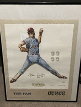Steve Carlton Autographed Lithograph Limited Edition Artwork By Michael ... - £114.20 GBP