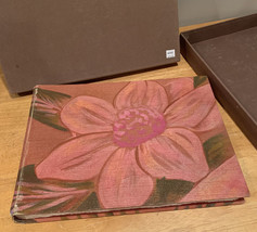 Vintage Papyrus Scrapbook Photo book Pink Flower Specialty Paper New Bla... - £22.92 GBP