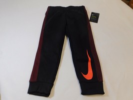 Nike Therma Dri Fit Active Sweat Pants 86E331-023 Black Boy's Youth 4 XS 3-4 yrs - £36.73 GBP