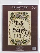 Imaginating CROSS STITCH PLAC, Our Happy Place (14 Count) - $10.13