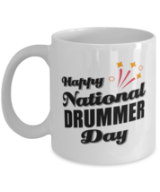 Funny Drummer Coffee Mug - Happy National Day - 11 oz Tea Cup For Office  - £11.94 GBP