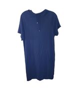 Athleta Short Sleeve Hooded Tunic Dress with front pocket Size S Black - $9.89