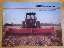 Case International Model 50 and 60 Shredders Brochure Pamphlet Specifications - £12.57 GBP
