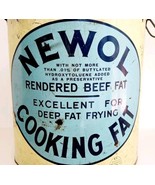 C1960s Newol Can Rendered Beef Fat 50 Lbs Metal Empty Atlantic Packing V... - $1,736.19 MXN