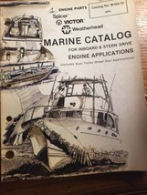 Vintage 1979 VICTOR Spicer, Weatherhold CATALOG  Marine Boat Engines - £18.92 GBP