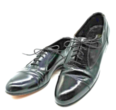 Florsheim Men Dress Shoes Black Size 7.5 D Cap Toe #20351 - £23.10 GBP
